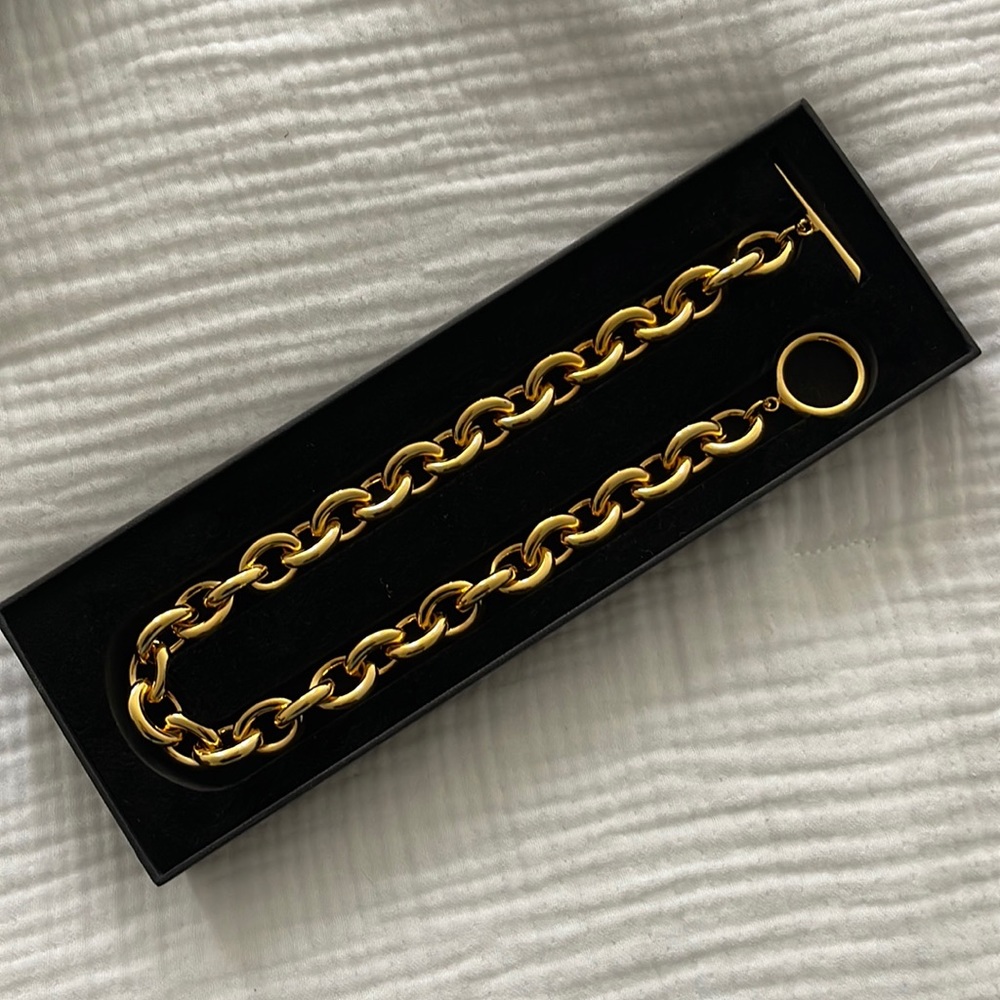 Chunky chain 18ct Gold Vermeil on sustainable Stainless Steel